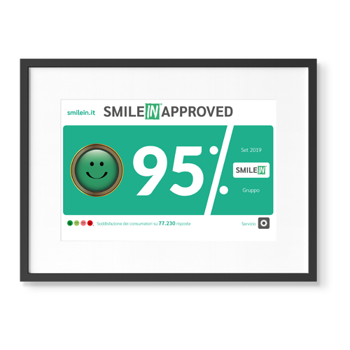 Certificato di eccellenza SmileIN Approved